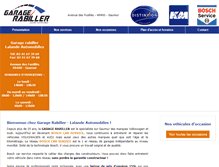 Tablet Screenshot of garage-rabiller-saumur.com
